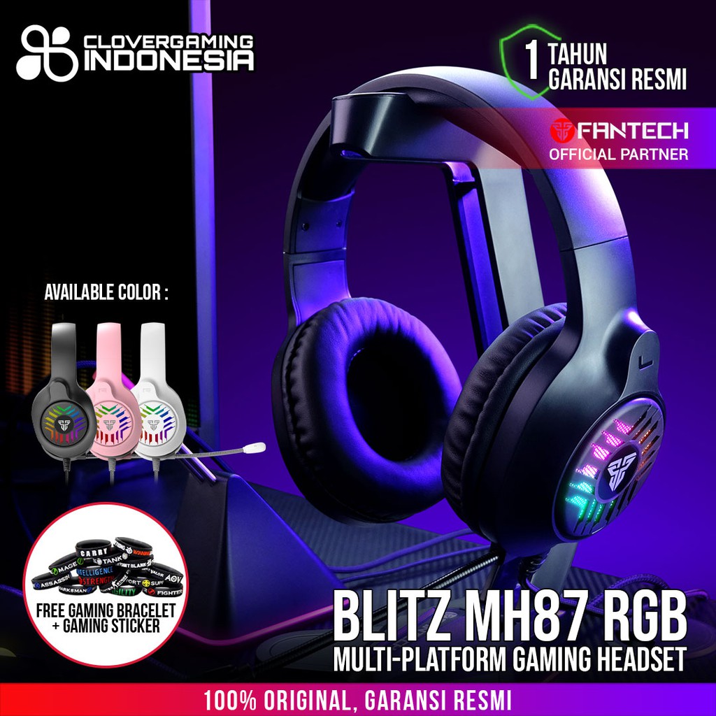 Fantech BLITZ MH87 RGB - MH-87 MH 87 Multi-platform Gaming Headset