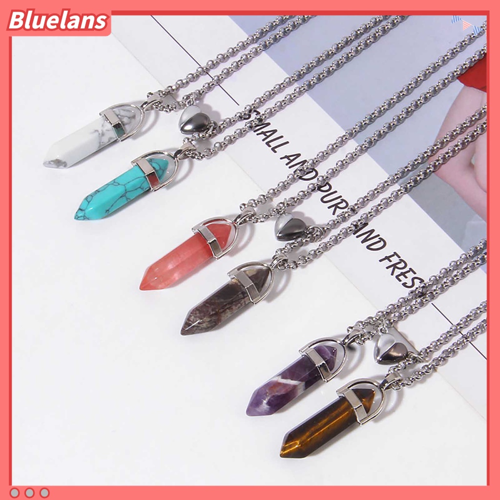 1 Pasang Kalung Liontin Magnetik Bentuk Geometris Untuk Pasangan
