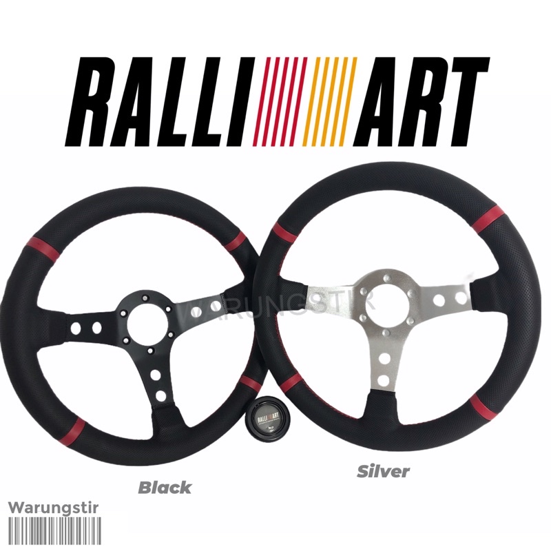 STIR RACING MITSUBISHI RALLIART - MITSUBISHI RALLIART STEERING WHEEL - STEER MITSUBISHI RALLIART