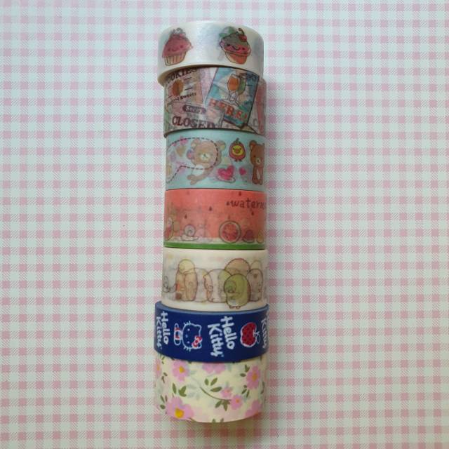 

washi tape sample for scrapbook and journal ( per meter )