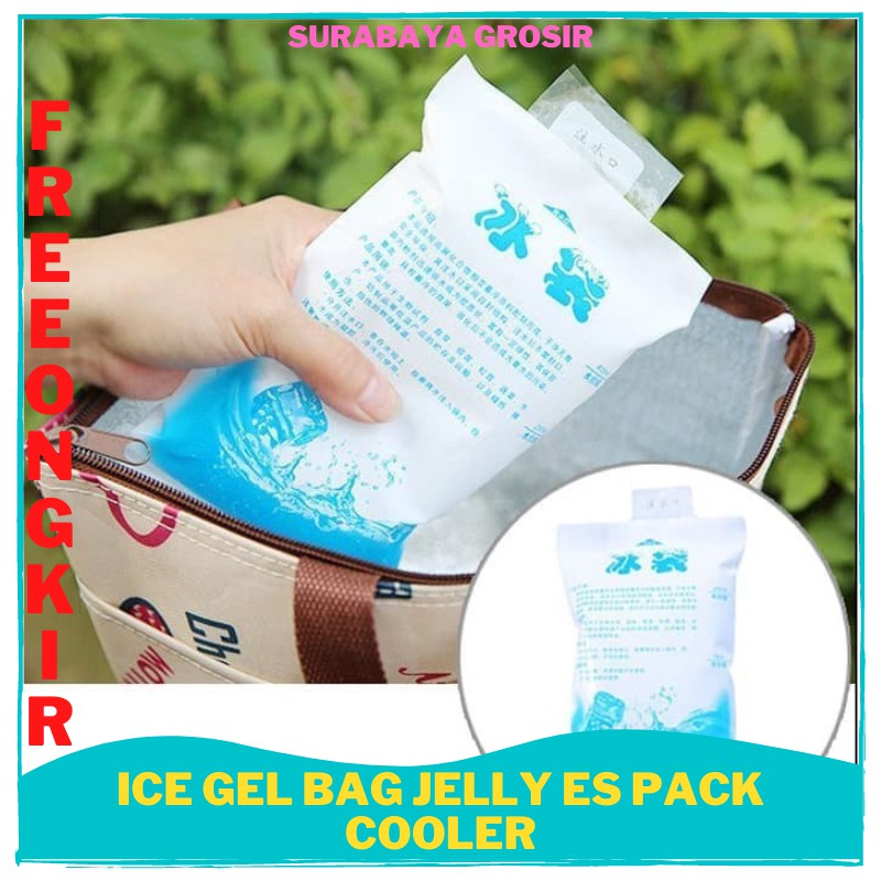 TERLARIS Ice Gel 400 ML Jelly Es Pack Bag Menjaga Suhu Dingin Tas Iconic Bags Surabaya Grosir