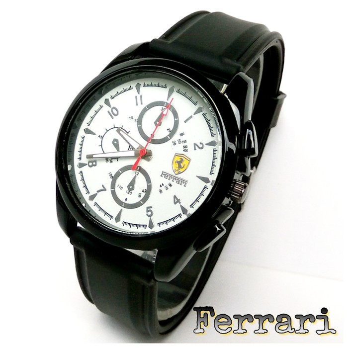 JH PUSAT GROSIR JAM TANGAN PRIA / JAM TANGAN FERRARI KARET