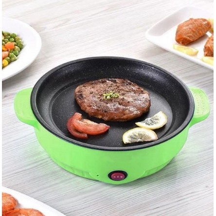 Panci Elektrik Korean Pan Fried 22 CM Panci Listrik Panci Elektrik BBQ Multifungsi / Panci Travel 8322