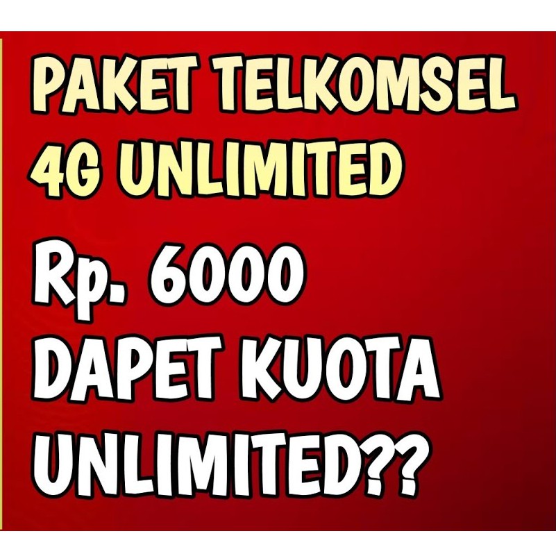 (COD)Kartu Perdana Paket Murah Telkomsel 4G Unlimited 7HARI ALL Aplikasi Tanpa FUP Paling murah