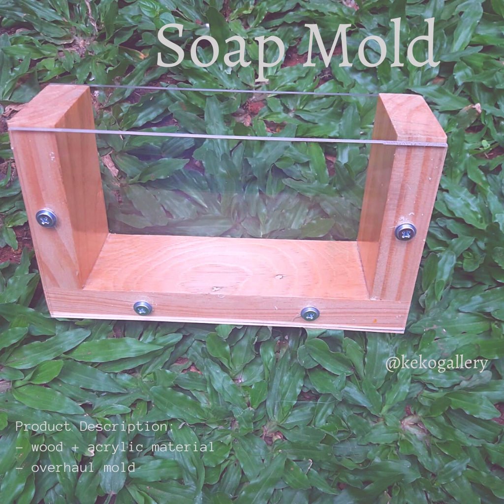 Soap Mold | Cetakan sabun acrylic kayu