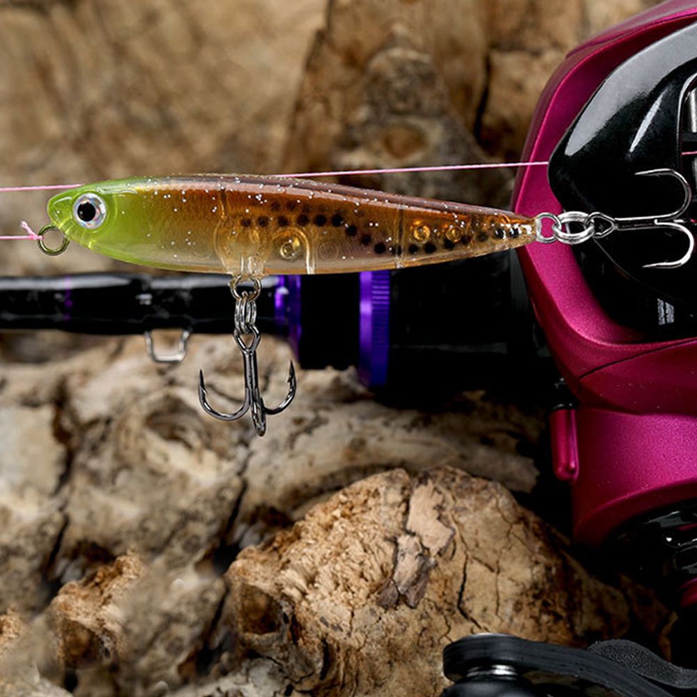 Umpan Pancing Bentuk Ikan Kecil Warna-Warni Ukuran 60mm 3.1g Untuk Musim Dingin