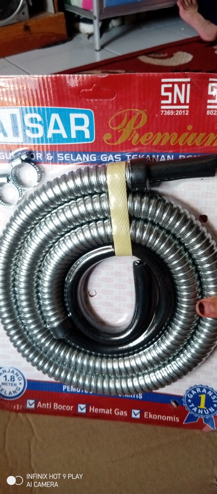 Selang Gas Spiral Caisar 1.8 Meter Ori