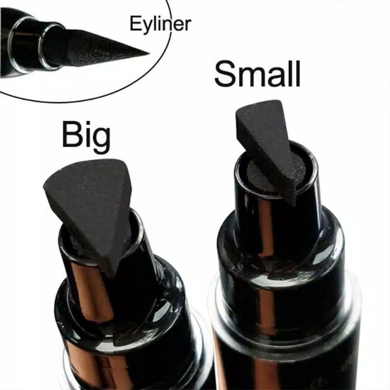 100 % EYELINER STAMP 2 IN 1 WATERPROOF ORIGINAL PENEGAS GARIS MATA