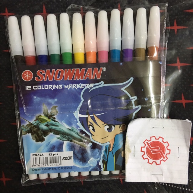 

Spidol snowman 12 warna