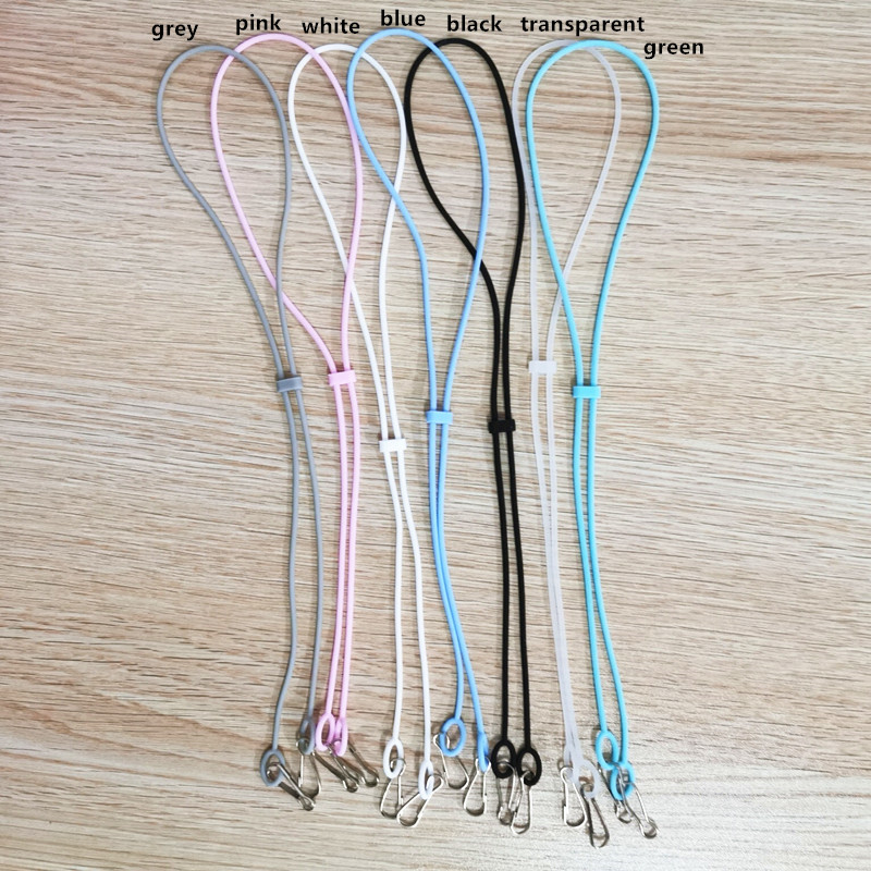 We Tali Lanyard Masker Bahan Karet Elastis Motif Bunga Dengan Gesper Adjustable