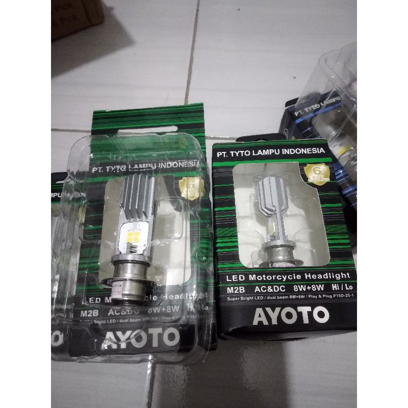 LED depan motor ayoto