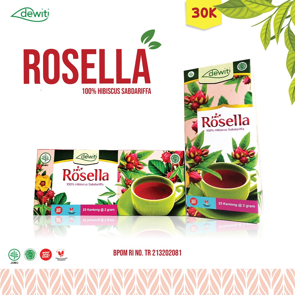 

Rosella Celup / Rosella Merah / Teh Antioksidan / Penurun Kolesterol