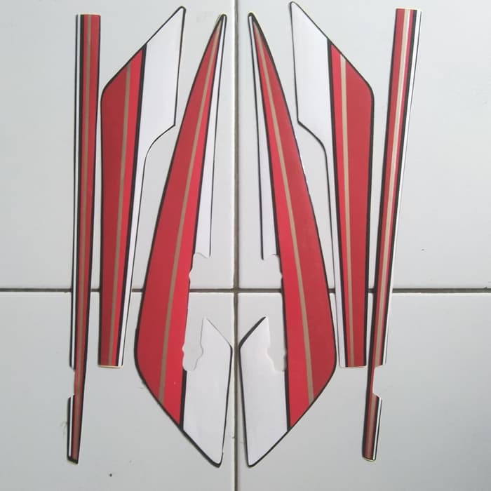 stiker striping gl pro 90 merah