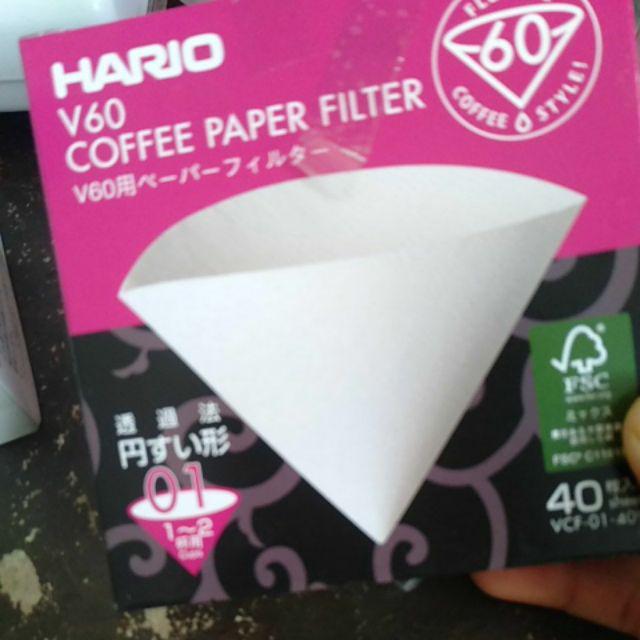 Hario V60_01 + Filter ( 40 Pcs )