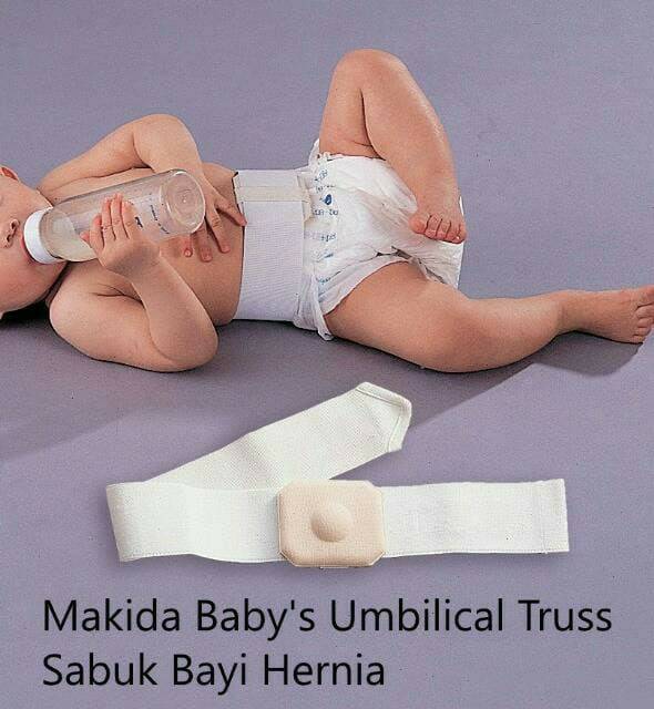 (Size M) Makida Babys Umbilical Truss / Sabuk bayi hernia