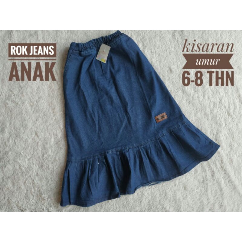 ROK JEANS ANAK || COD / BAYAR DI TEMPAT ||