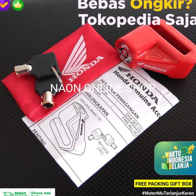 Kunci Gembok Motor Cakram Original Honda FORZA CBR 250 RR naon78 Kualitas Baik