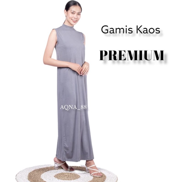 Iner Dress Tanpa Lengan | Inner Dress Tanpa Lengan | Long Dress Tanpa Lengan