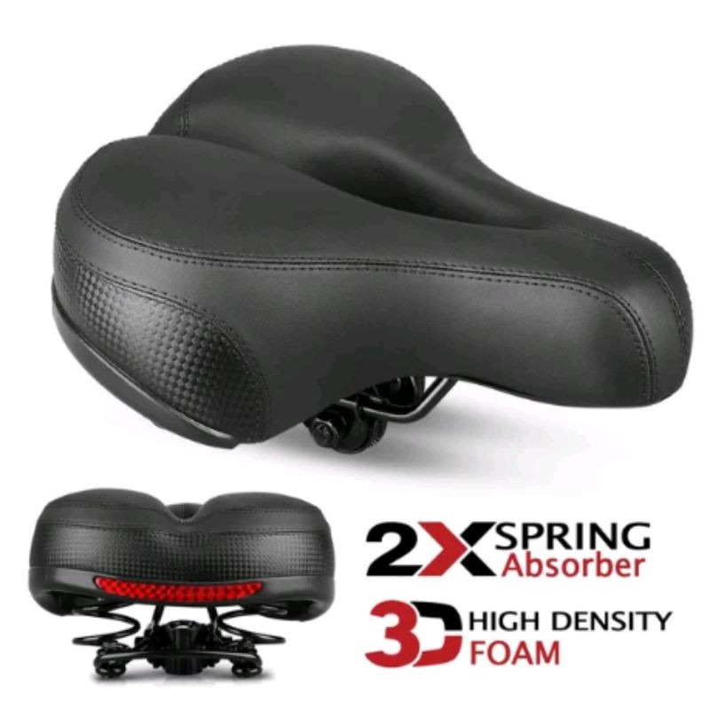 taffsport Saddle sepeda shock absorber big butt 3d jog sadel bike empuk nyaman