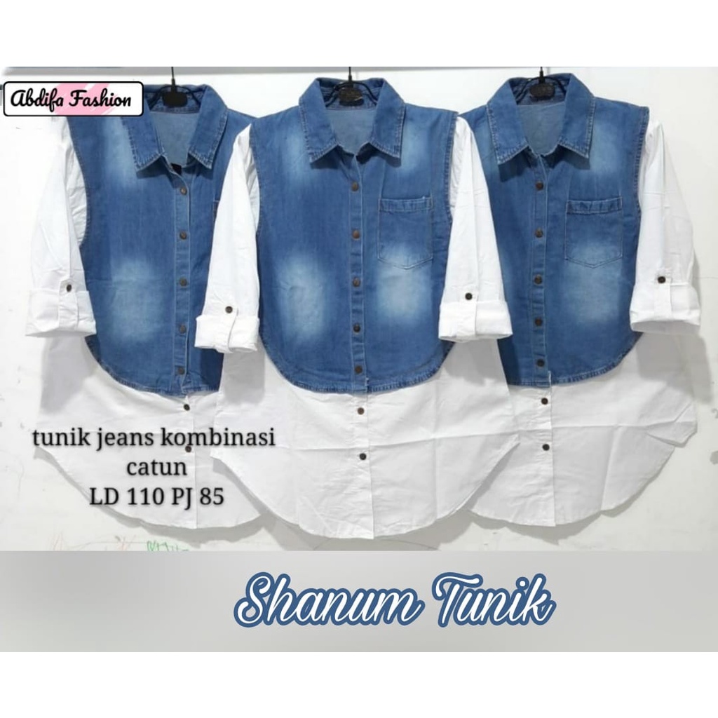 Tunik - By Shanum | Baju Tunik Wanita Terbaru | Atasan Tunik | Pakaian Muslim Wanita