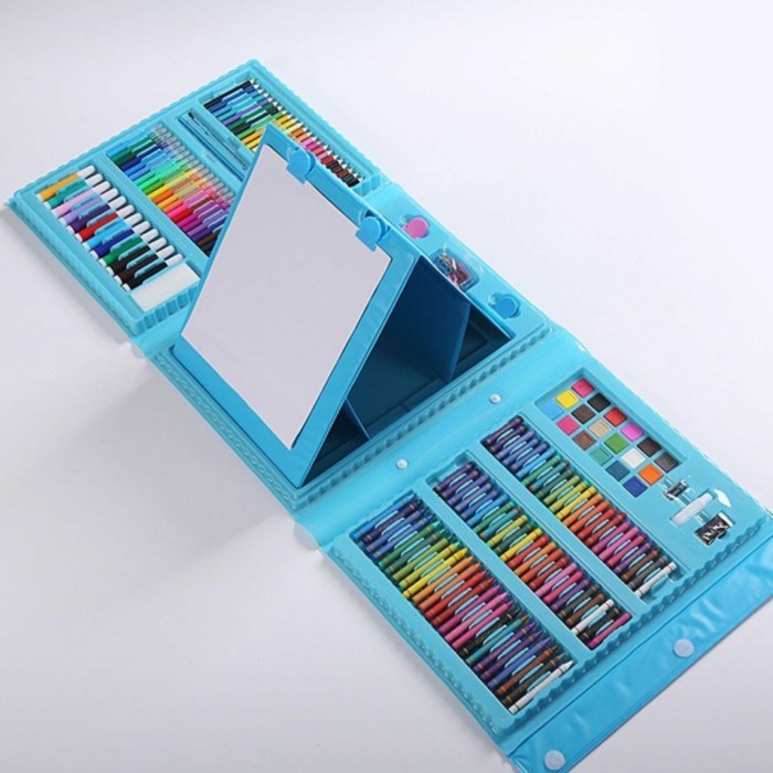 

Segera Miliki Art Set Crayon 208 Pcs Mewarnai Anak Cat Air Gambar Lukis Trendi