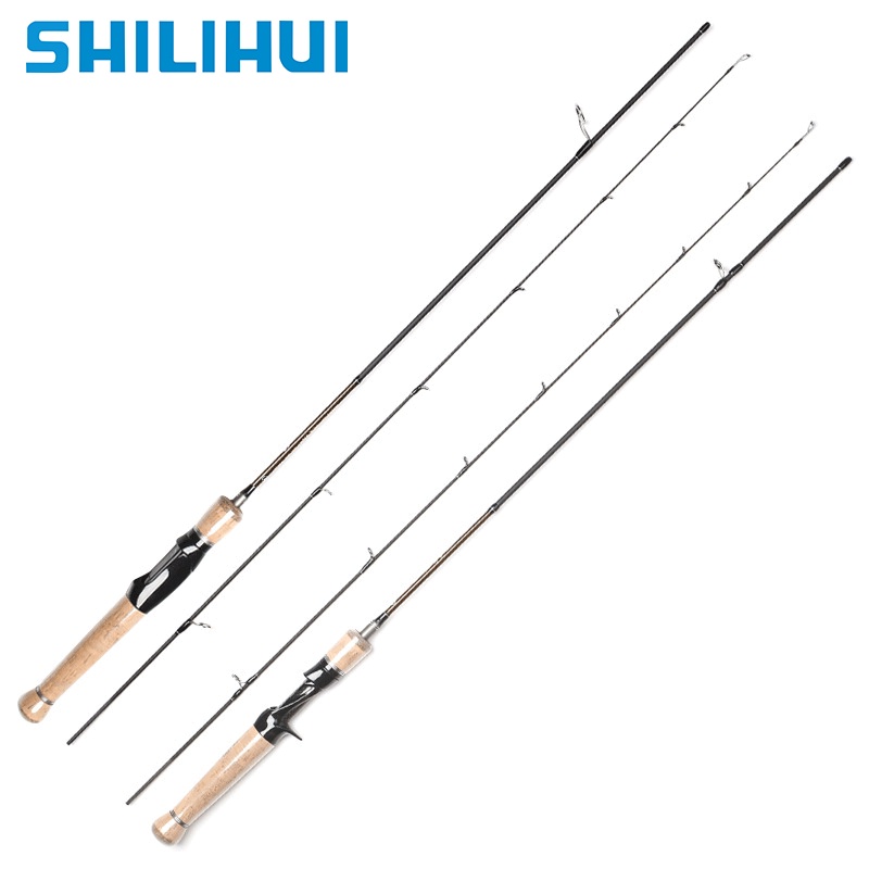 SHILIHUI Joran Casting Ultralight 137 150 168 180 198 cm UL Joran Spinning Ultralight Joran Bc Carbon Solid Baitcasting Jigging Rod Ultra Light Pancing Lemoren