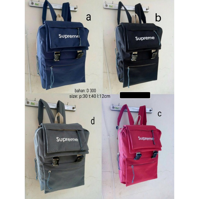 REALPICT SUPREME BACKPACK MLYK  TAS WANITA RANSEL SEKOLAH ANAK MURAH MERIAH FASHION KOREA LOKAL