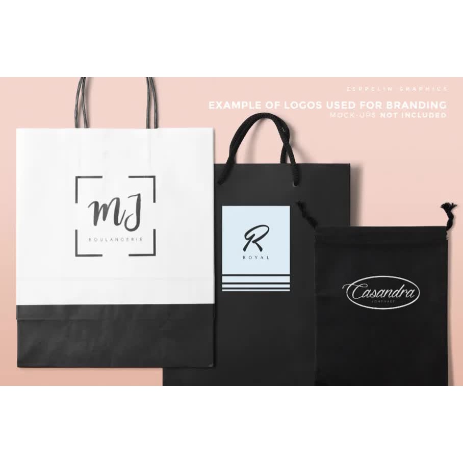 250 Feminine Logo Branding Pack