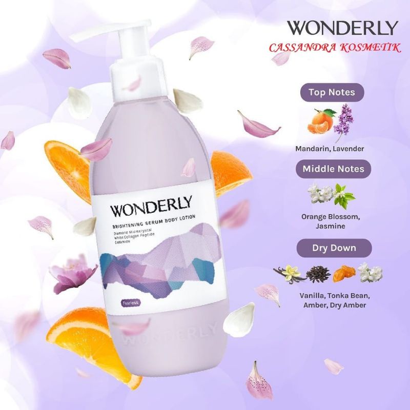 Wonderly Brightening Serum Body Lotion 300ml | Treatment Serum 15ml | Face Serum 15ml