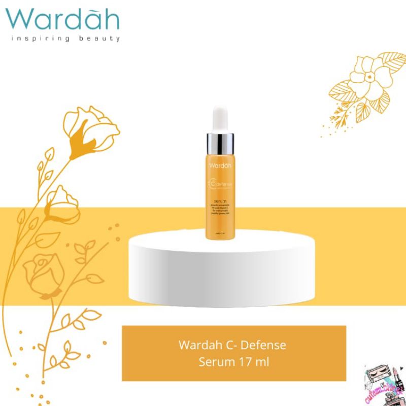 ☃Cutezz_Ching1☃Wardah C Defense Serum 17ml - Serum Wajah