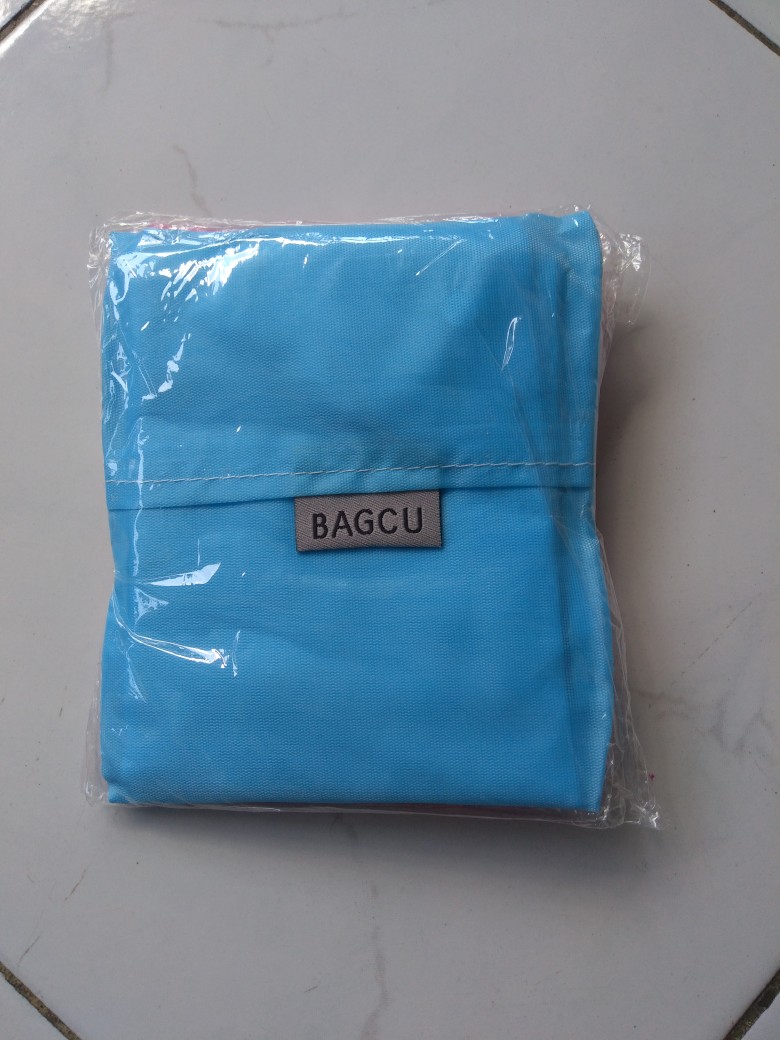 Tas Belanja Kantong Bagcu Lipat Multifungsi Pengganti Plastik Bag Recyle Serbaguna Ramah Lingkungan