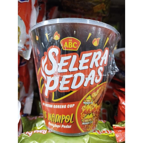 

Mi ABC Selera Pedas Pop Mie Mi Instan Cup rasa Sapi Pedas