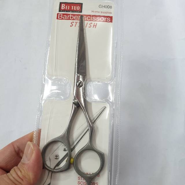 GUNTING RAMBUT STAINLESS BARBER SCISSORS STYLISH  GUNTING RAMBUT BAGUS TERMURAH