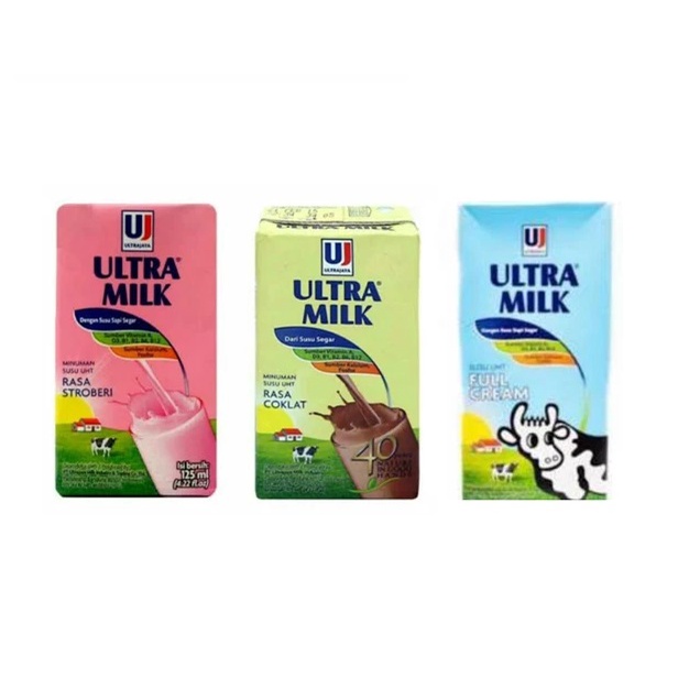 

Ultra Milk Susu UHT 125 Ml