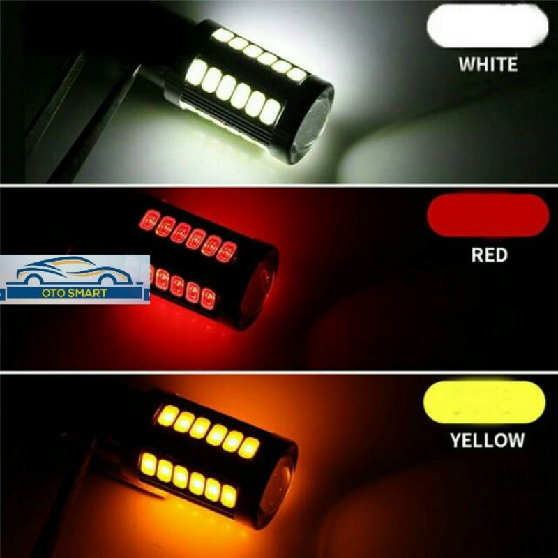 Lampu LED Sein Reting Sen T20 7440 LED Mata 33 SMD Super Bright Lampu Mobil