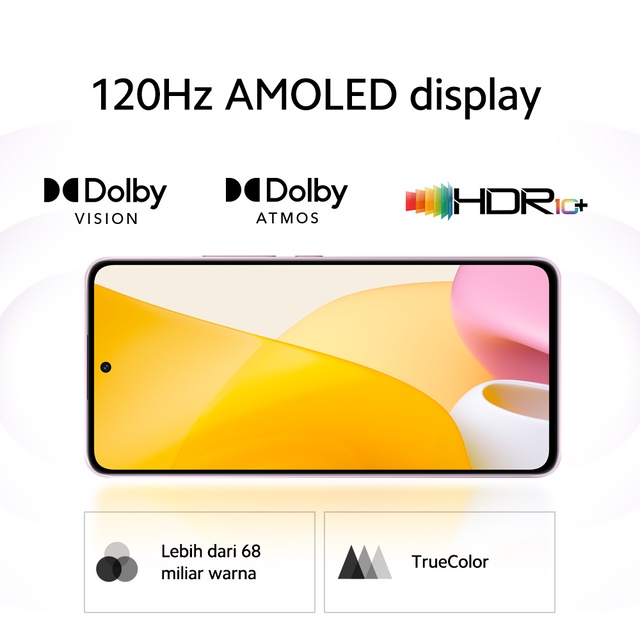 Xiaomi 12 Lite (8GB+256GB) Snapdragon® 778G 5G 108MP Triple Kamera Layar AMOLED 6,55” 120Hz 4300mAh-5