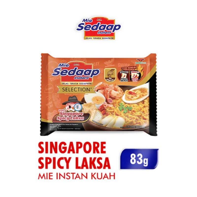 

Sedaap Mie Instant Singapore Spicy Laksa 83g