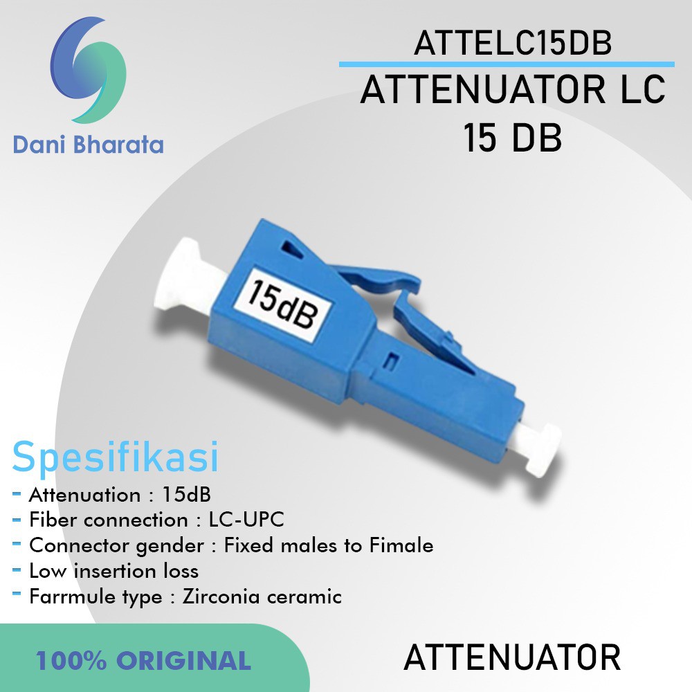 Atteunator LC 15dB Fiber Optic Attenuator LC UPC