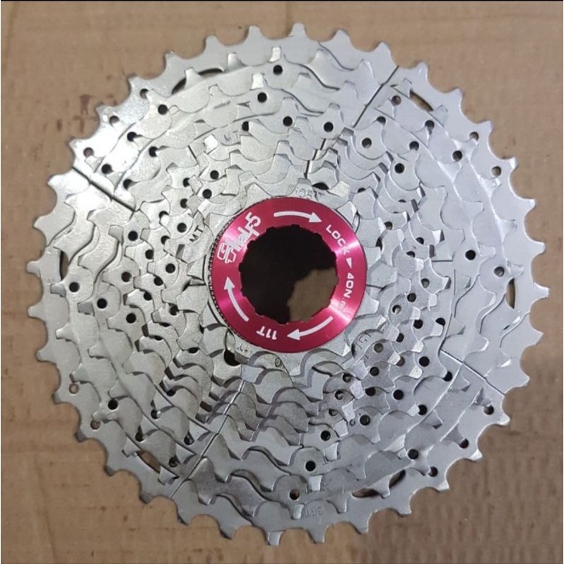 speocket GT HALF5 10 speed 11-42t silver sproket cassette gir slop