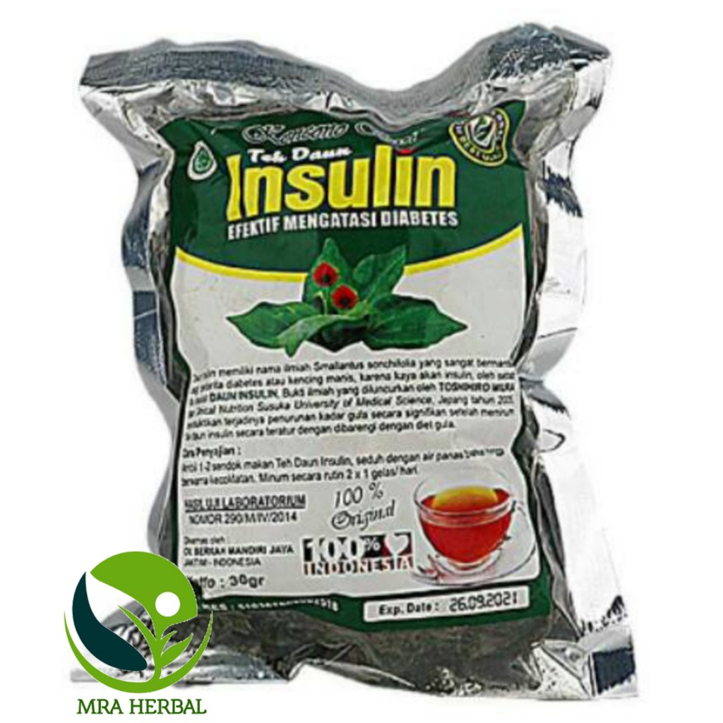 

Teh Daun Insulin Curah Kencono Sari 40gr / Original Asli