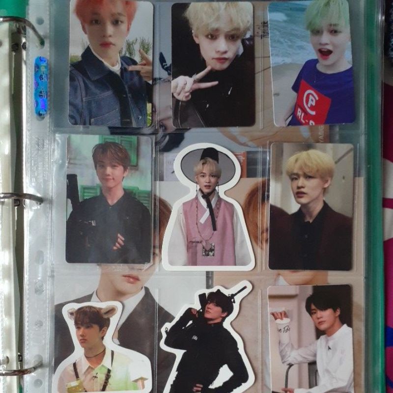 photocard puff stiker jeno emphaty reality boom ver. chenle