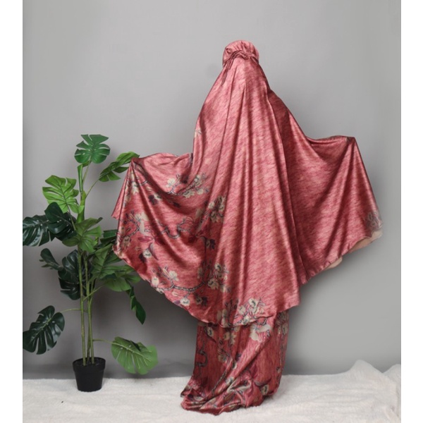 Mukena Dewasa Traveling - Silk Premium Printing - Royale Edition 2in1 - 22 Diskon
