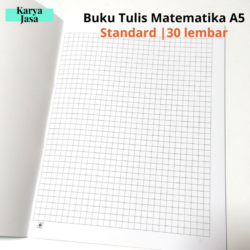 

Standard Buku Tulis Matematika A5 isi 30 Lembar | Buku Tulis Sekolah