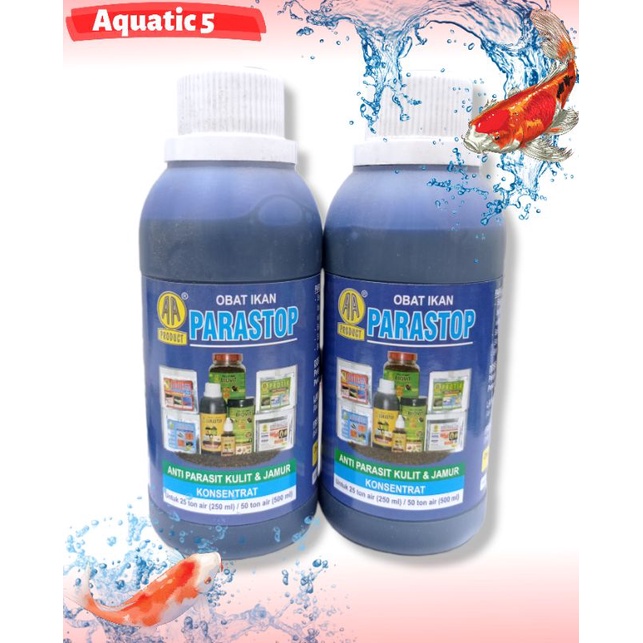 OBAT IKAN JAMUR ANTI BAKTERI AKARI AA PARASTOP 250ML