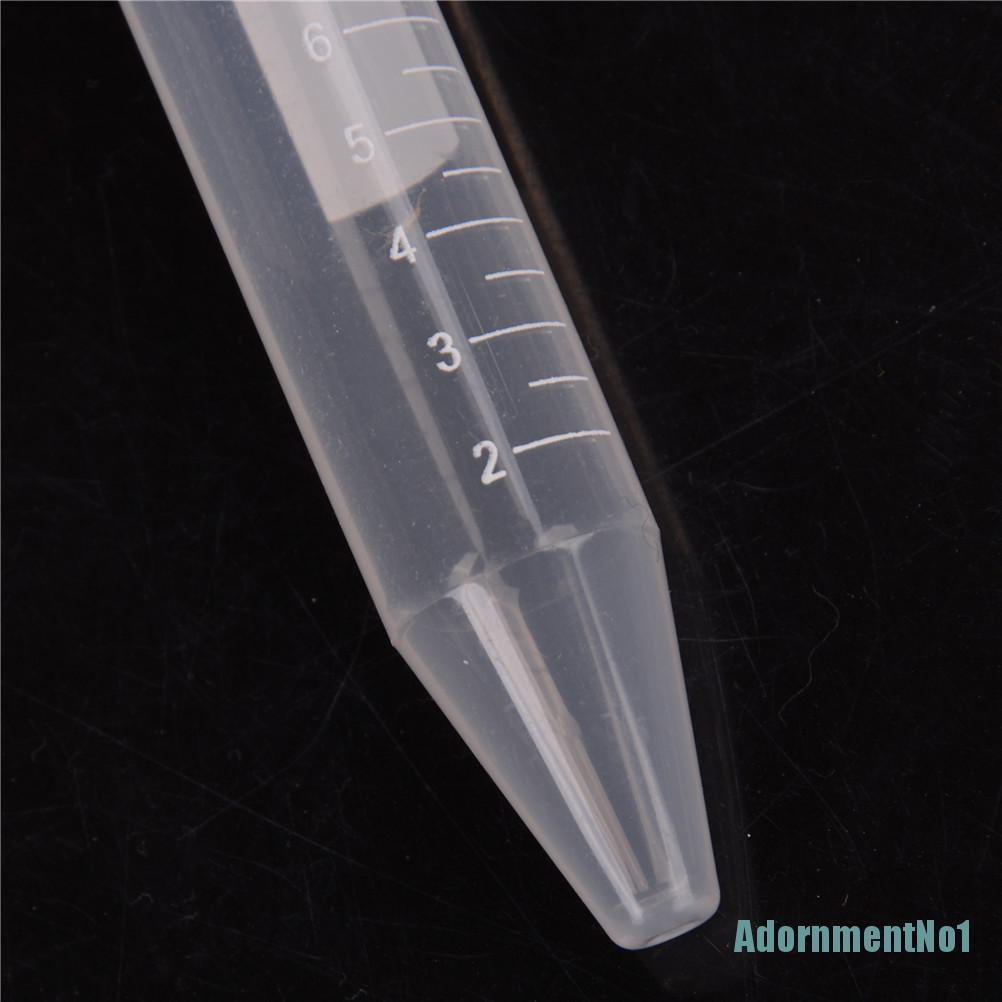 [AdornmentNo1]10X 15mL Plastic Centrifuge Test Tube Vial Container Self Standing Screw Cap