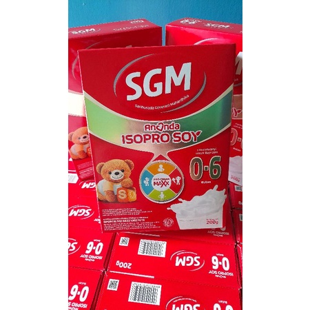 sgm ananda  soya 0-6 bulan 200 gr / isopro soy