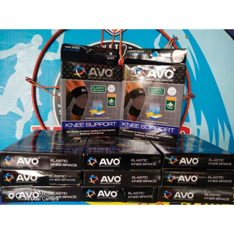 knee Support Original AVO Deker Lutut Voli Deker cedera Lutut
