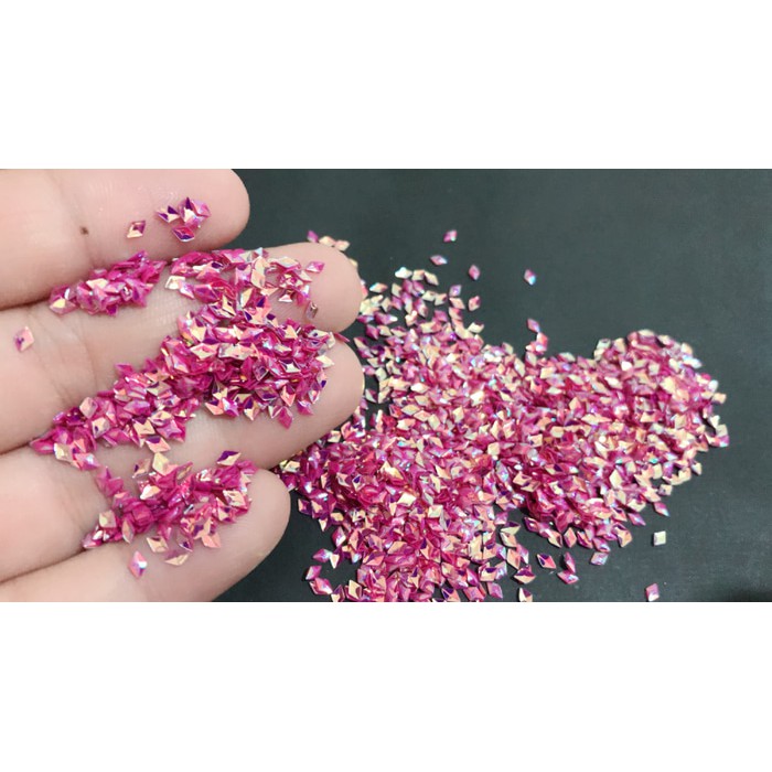 Diamond glitter diamond 3d glitter nail art make up artist isi shaker