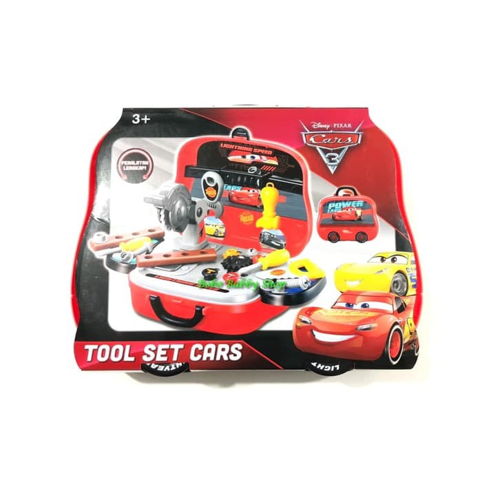 M101 Disney Tool Set CARS - Koper Mainan Anak Peralatan Tukang / Mobil