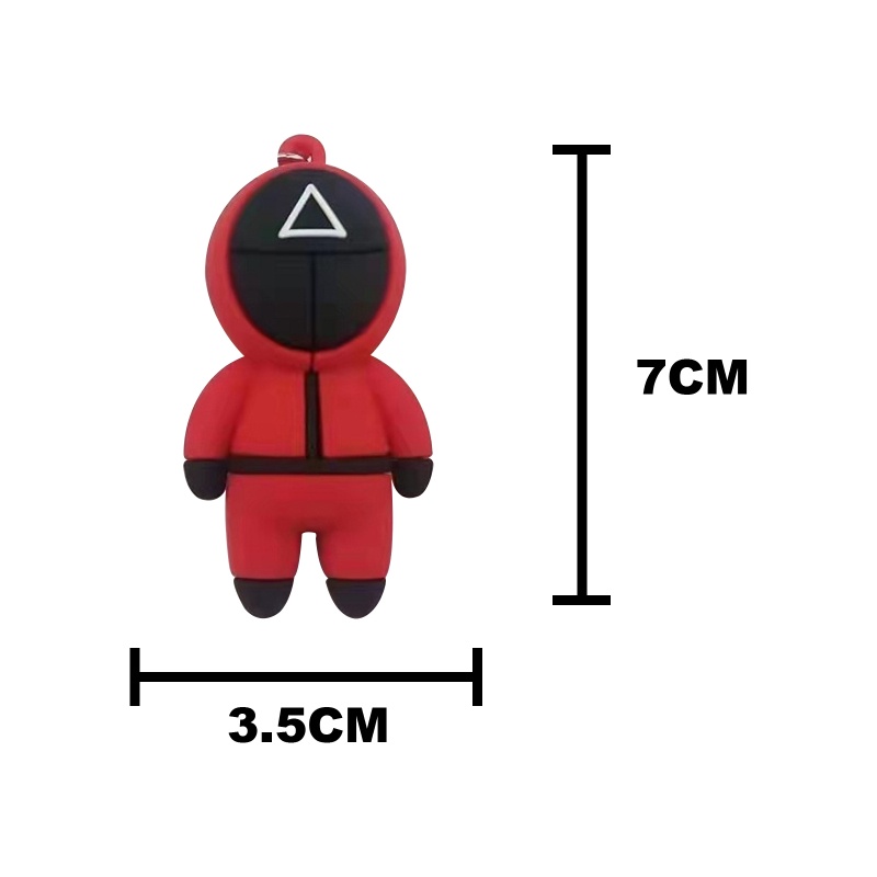 ready to ship !!! Juego de calamares llavero Squid game keychain key chain Hanging key pendant OWT